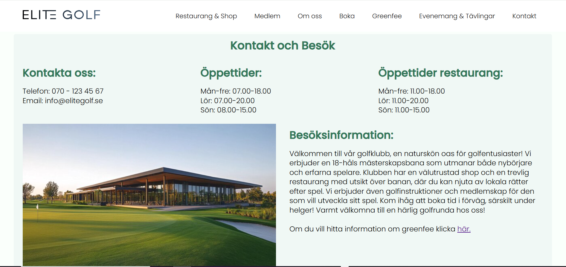 Bild på Golfklubben - Elite Golf